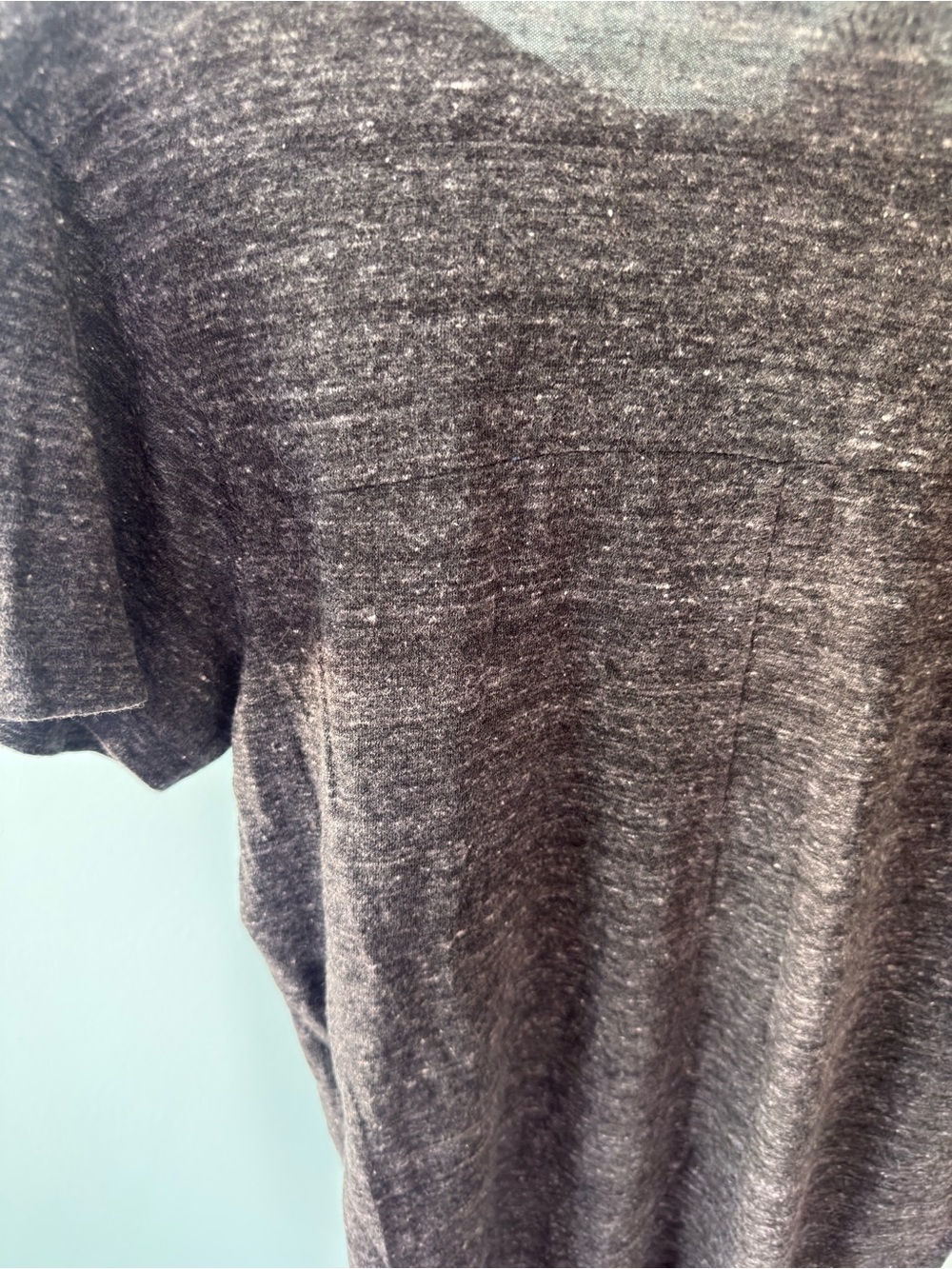 State of Mine Women's Ohio Outline Tee - Charcoal with White Graphic - Picture 8 of 9